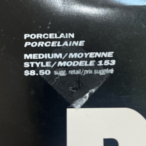 Vintage DKNY Double Rib Control Top Pantyhose Porcelain Cream Size M NEW - Picture 6 of 10